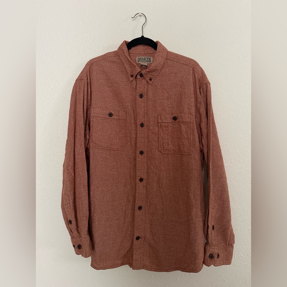 DULUTH Men's Kennesaw Relaxed Fit Long Sleeve Button Down Shirt Men’s XL